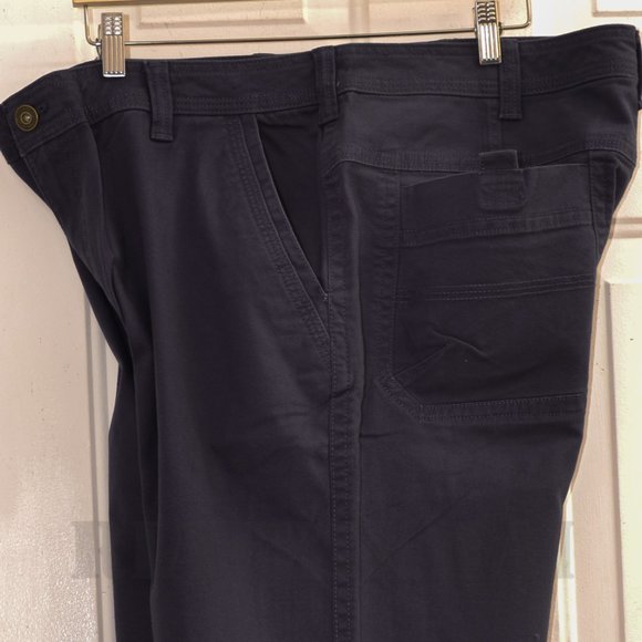 BLUE (NAVY) NWT Men's stretch Canvas pant Legendary Outfitters - Picture 7 of 9
